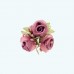 2" Diameter Ribbon Flower 3X12 | Mauve